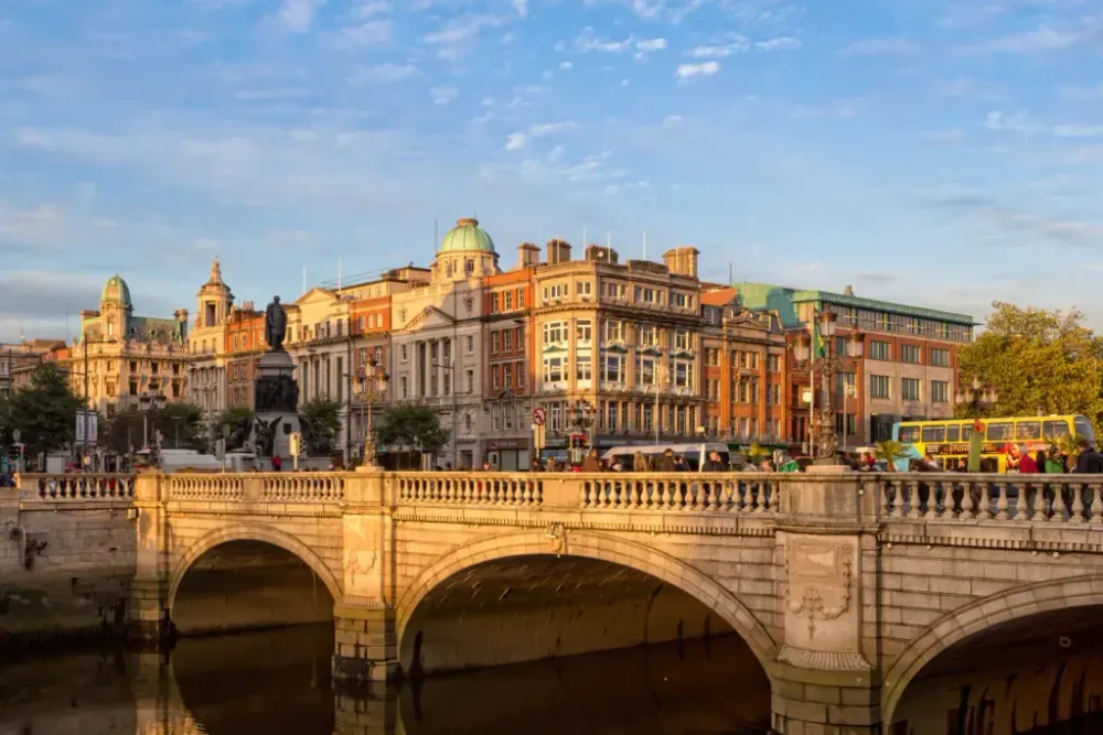 O'Connell Street in Dublin, Ireland